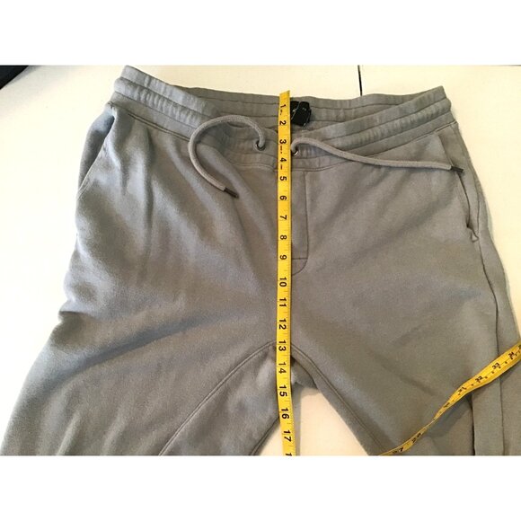 H&M - MENS GREY REGULAR FIT ELASTIC WAIST TAPPER LEG SWEATPANTS SIZE X-LARGE - Picture 5 of 7